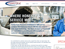 Tablet Screenshot of cortezautopros.com